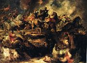 RUBENS, Pieter Pauwel Battle of the Amazons USA oil painting artist